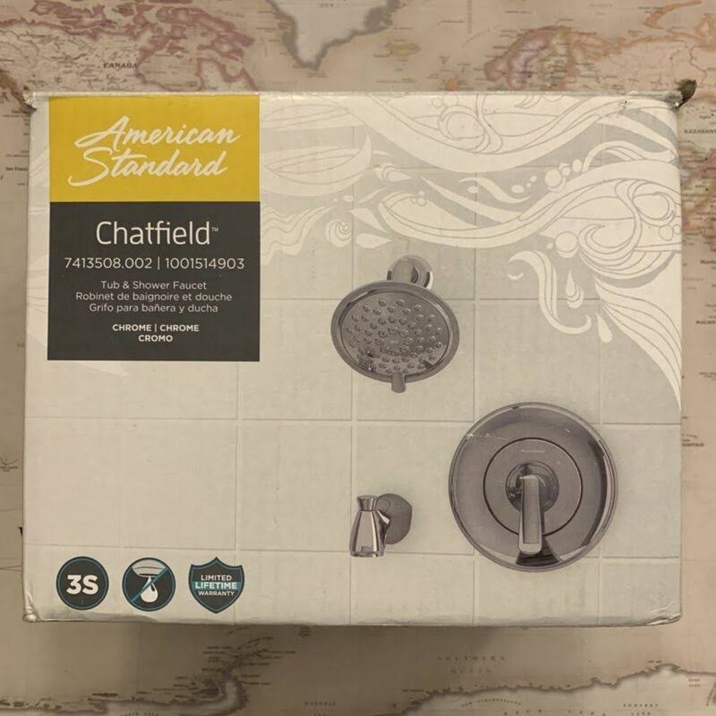 Single-Handle 3-Spray Tub and Shower Faucet Chrome R814