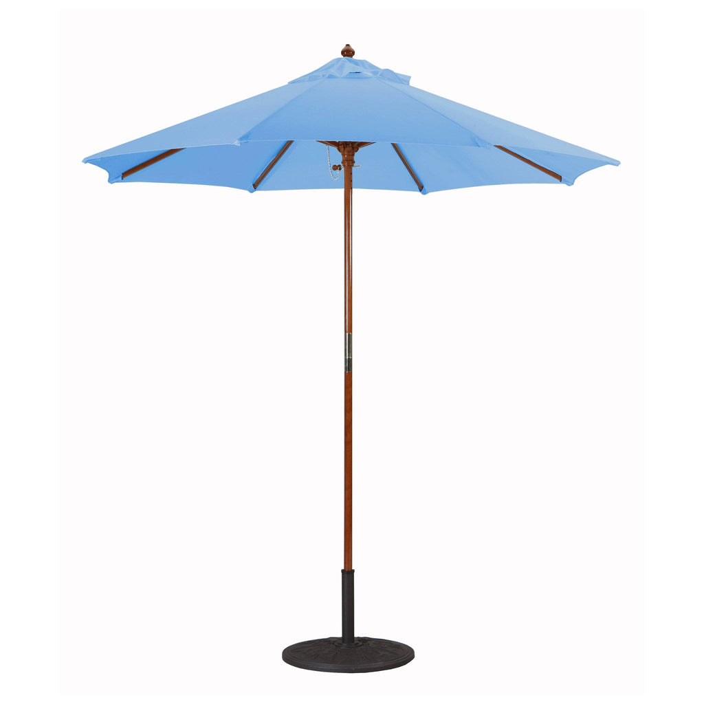 7.5 ft. Dark Wood Cafe - Beige Suncrylic Umbrella G14308