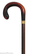 Sunset Shell Crook Handle Wood Walking Stick Cane J155