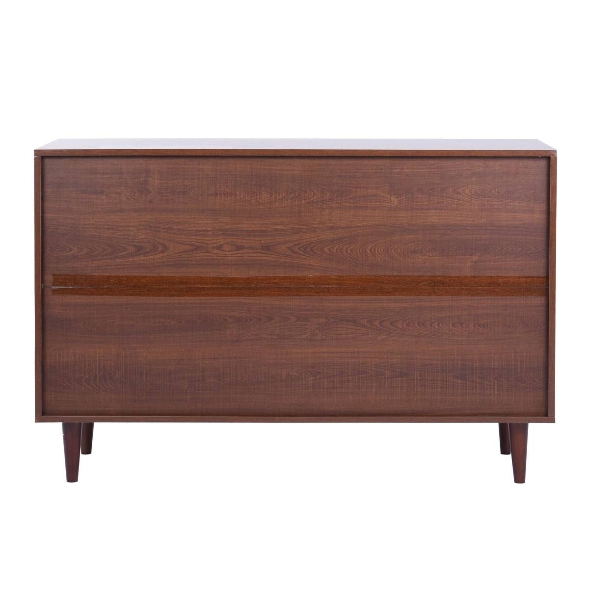 Brown Solid Accent Cabinet with Storage Q75172