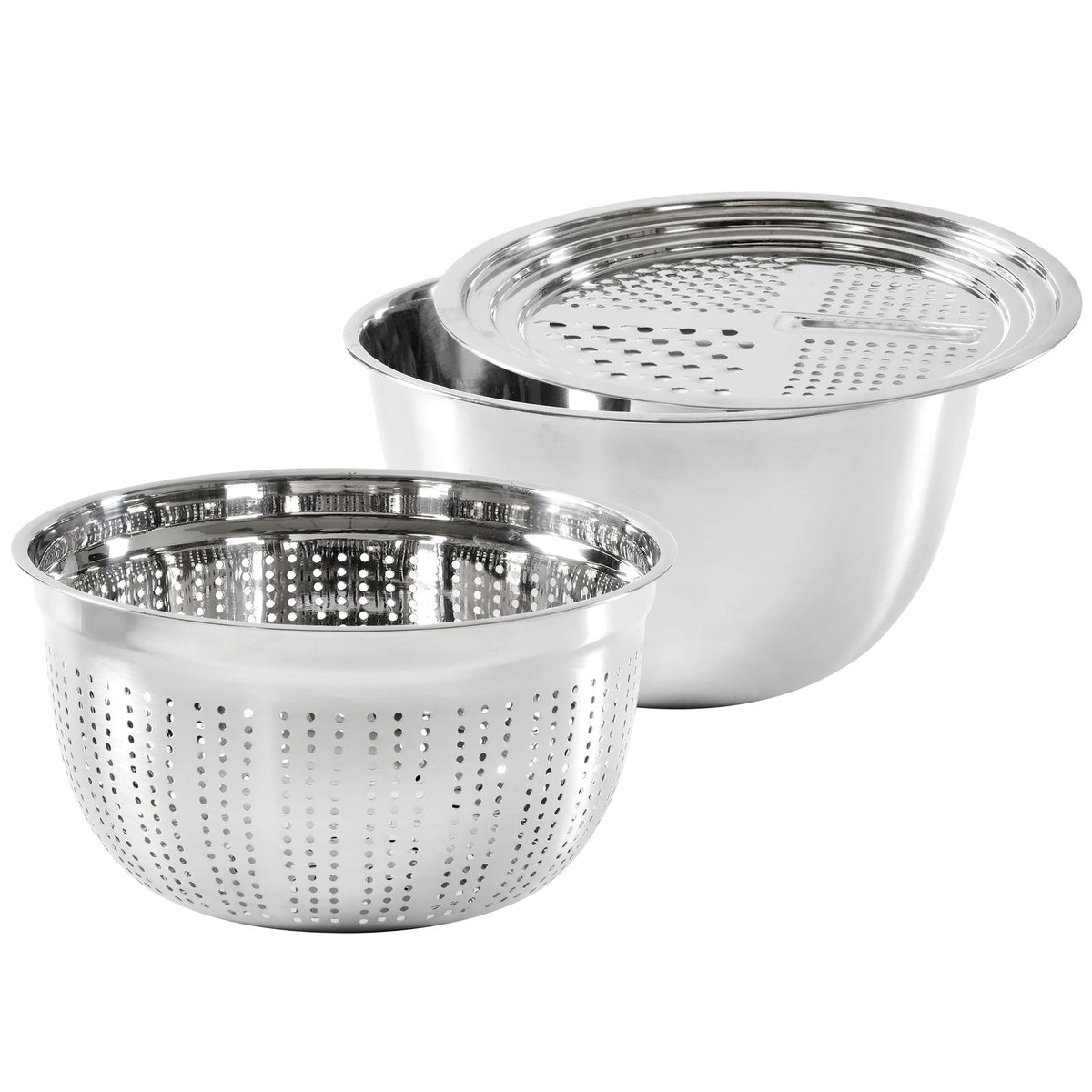 3 Piece Stainless Steel Prep Bowl Set S279588