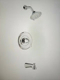 Single-Handle 3-Spray Tub and Shower Faucet Chrome R814
