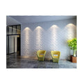 3D Wall Panels Plant Fiber Ice Design (10 Panels Per Box) P72441