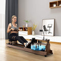 ASH Wood Water Resistance Rowing Machine with Bluetooth Monitor A1800