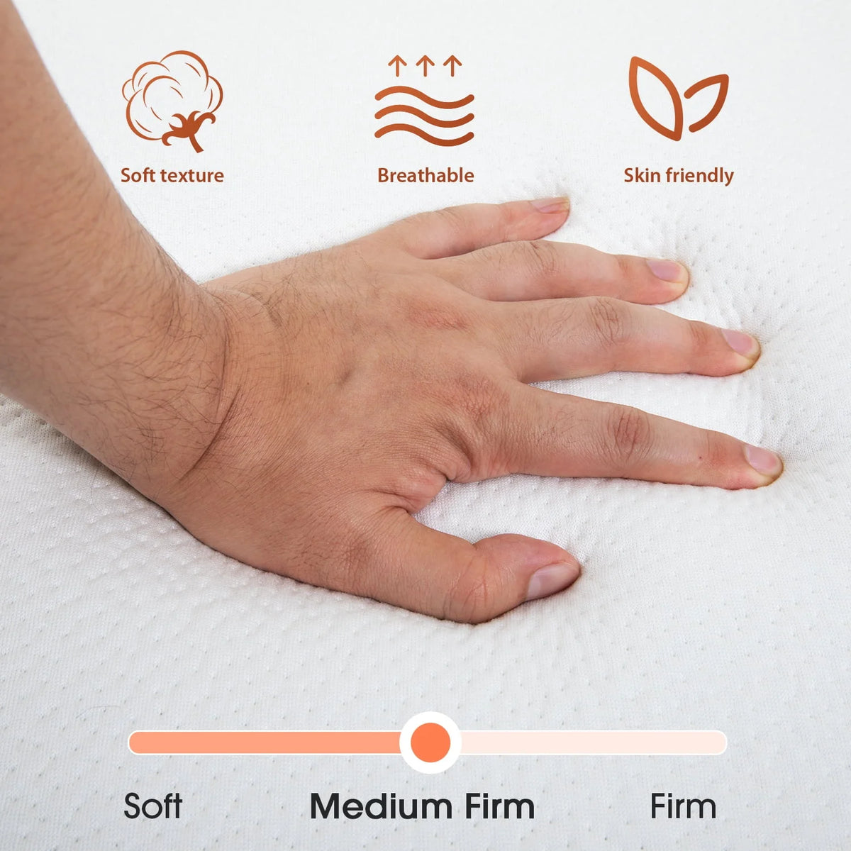3 Inch Single Foldable Floor Mattress with Washable Cover N99396