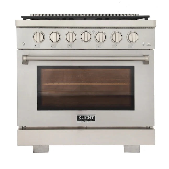 36 5.2 cu. ft. Natural Gas Range in Stainless Steel Y870