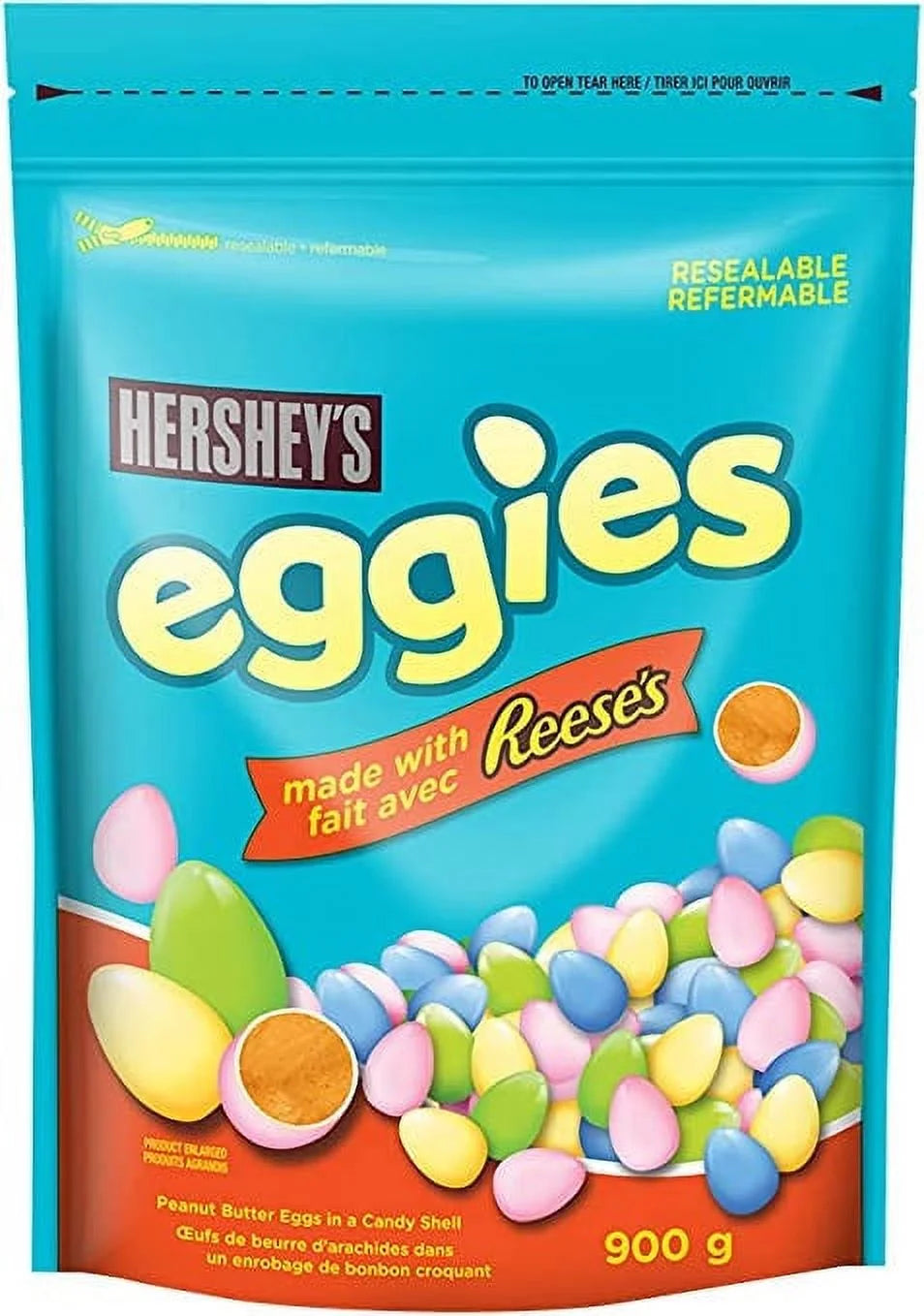 Easter Eggies Peanut Butter 900g M59765