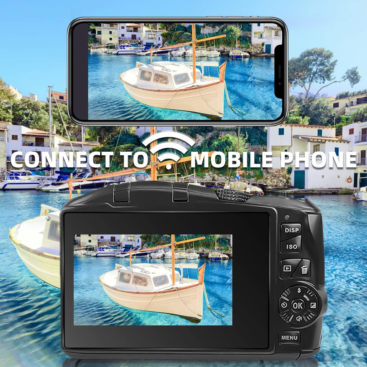 4K 48MP Compact Camera with 32G SD Card O125222
