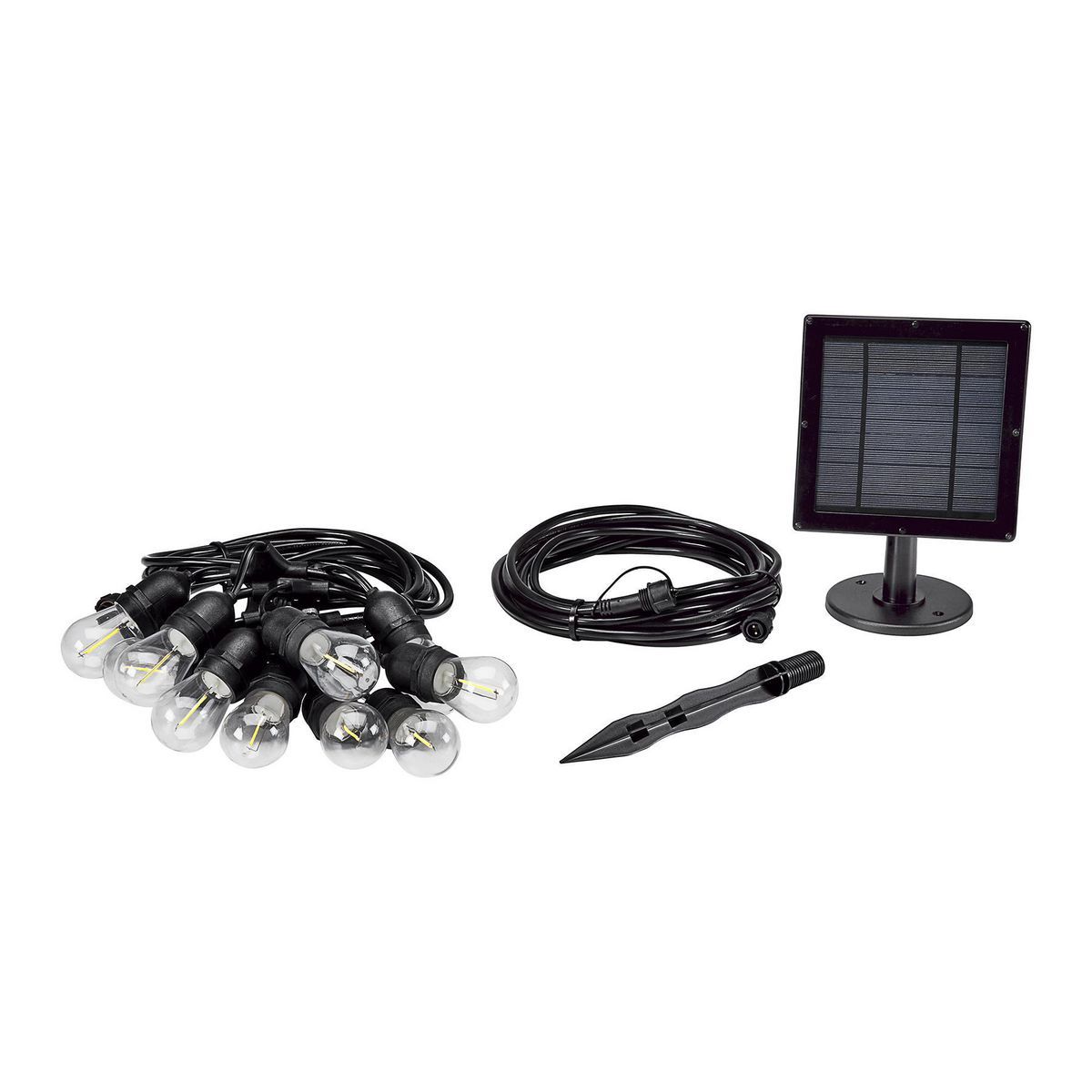 20 ft. 10 Bulb Solar String Lights N60125