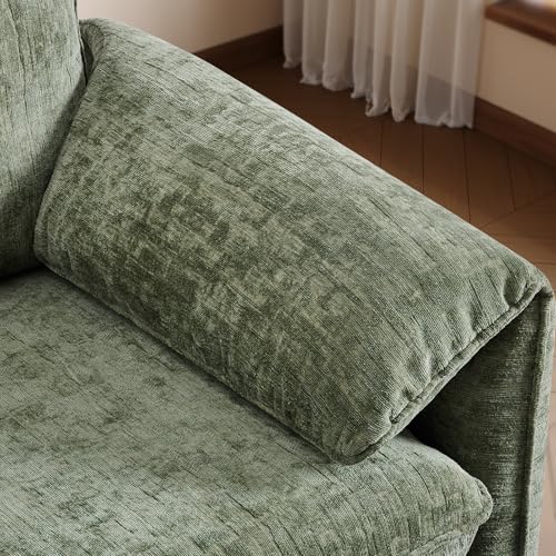 Oversized Green Chenille Accent Chair X94970
