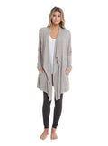 Heathered Pewter Silver Small Cardigan V839