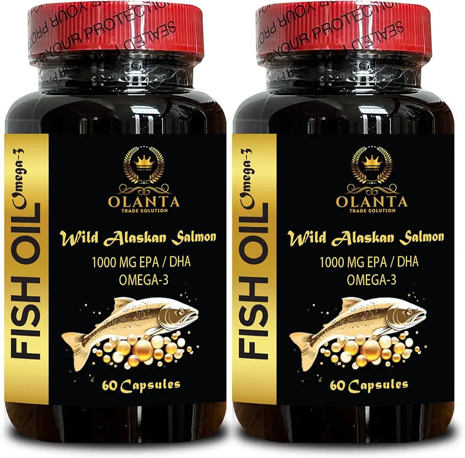 Omega 3 Fish Oil Supplement with EPA & DHA 120 Capsules H8834