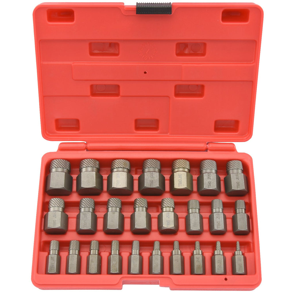 35 Pieces Screw Extractor Set with Left Hand Drill Bits B901