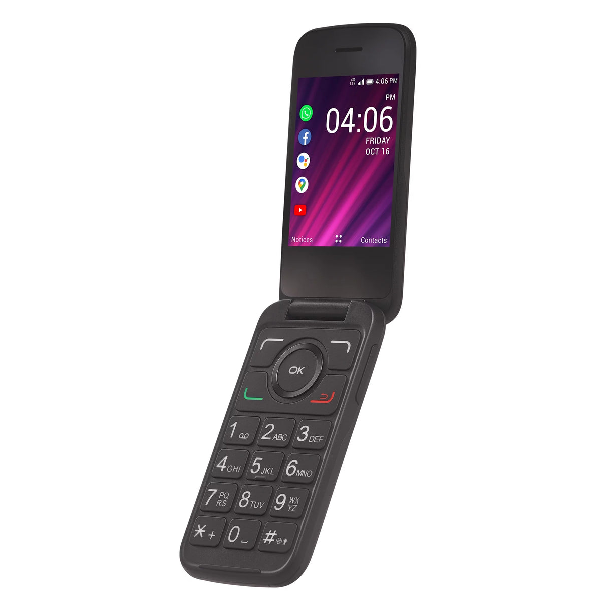 Black Prepaid Flip Phone A32442