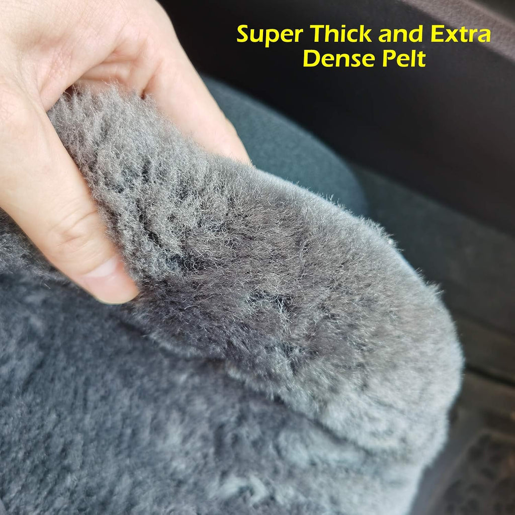 Charcoal Sheepskin Seat Cover M34837