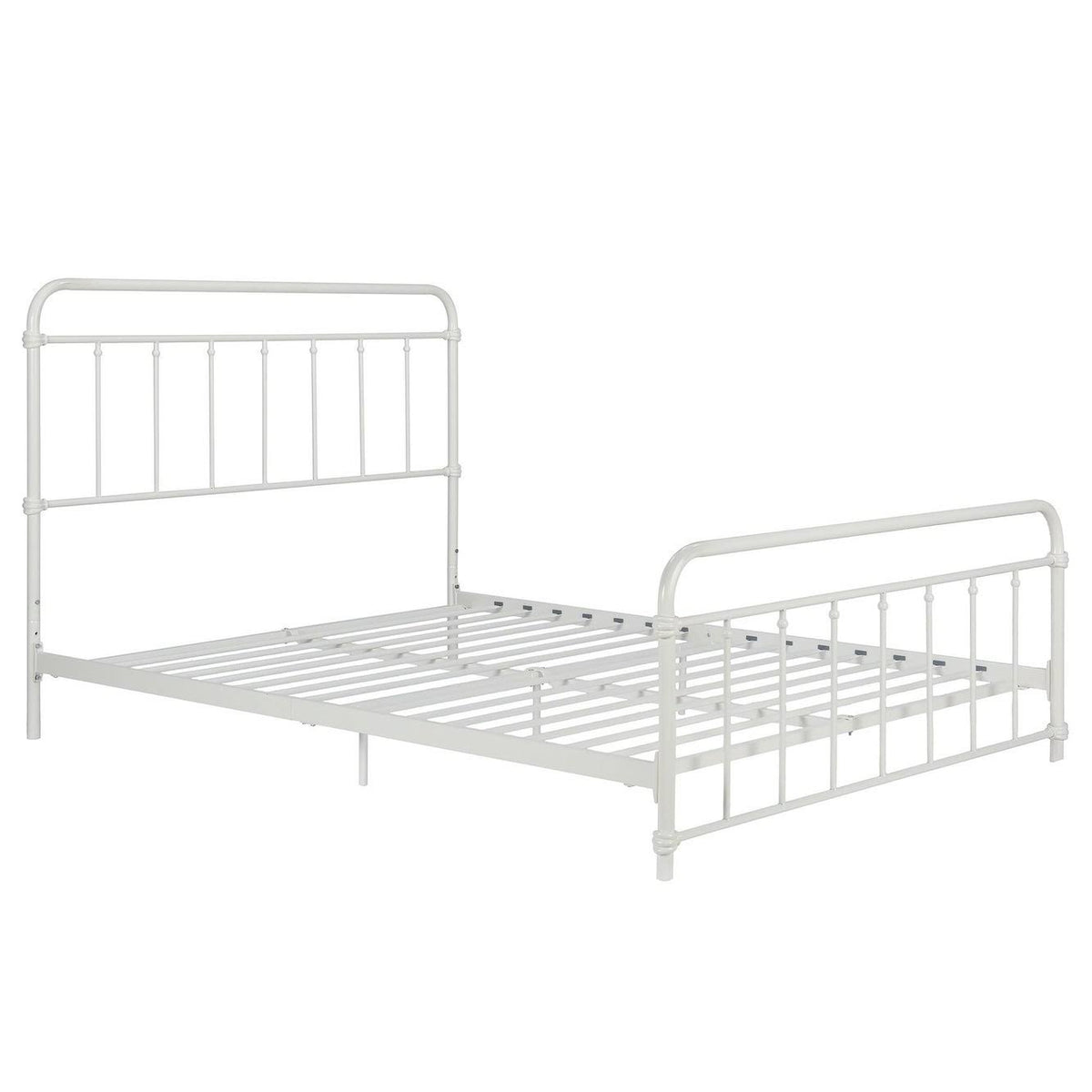 White Queen Metal Bed K6648