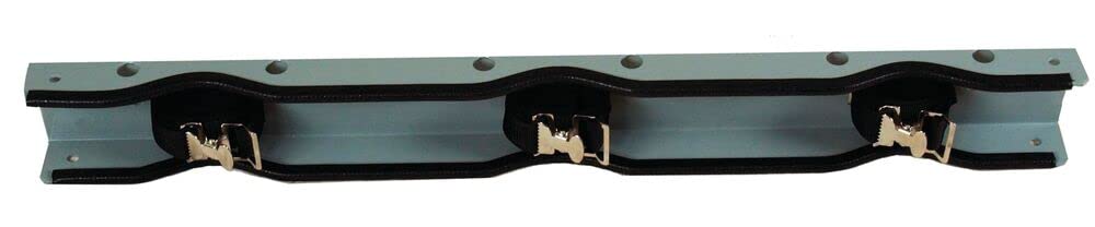 Steel Gas Cylinder Wall Bracket, Holds Three 4"-12" Cylinders, Wall Mount A9023