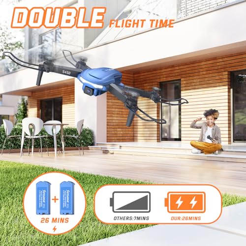 Mini Foldable FPV Drone with Camera 1080P and 2 Batteries K5489