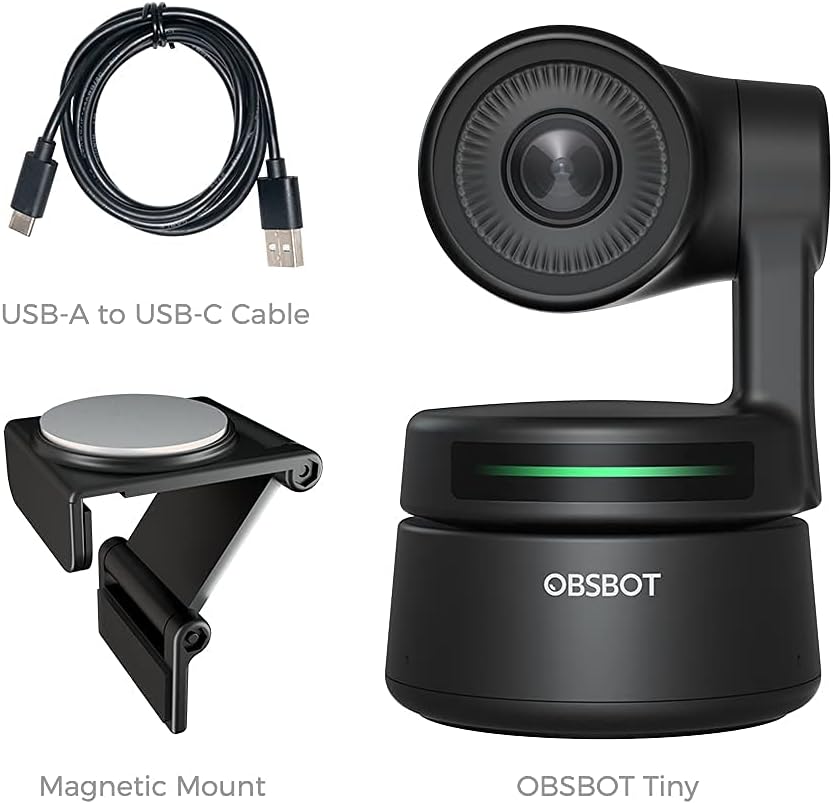 Full HD 1080p PTZ Webcam with Dual Omni-Directional Mics N8266