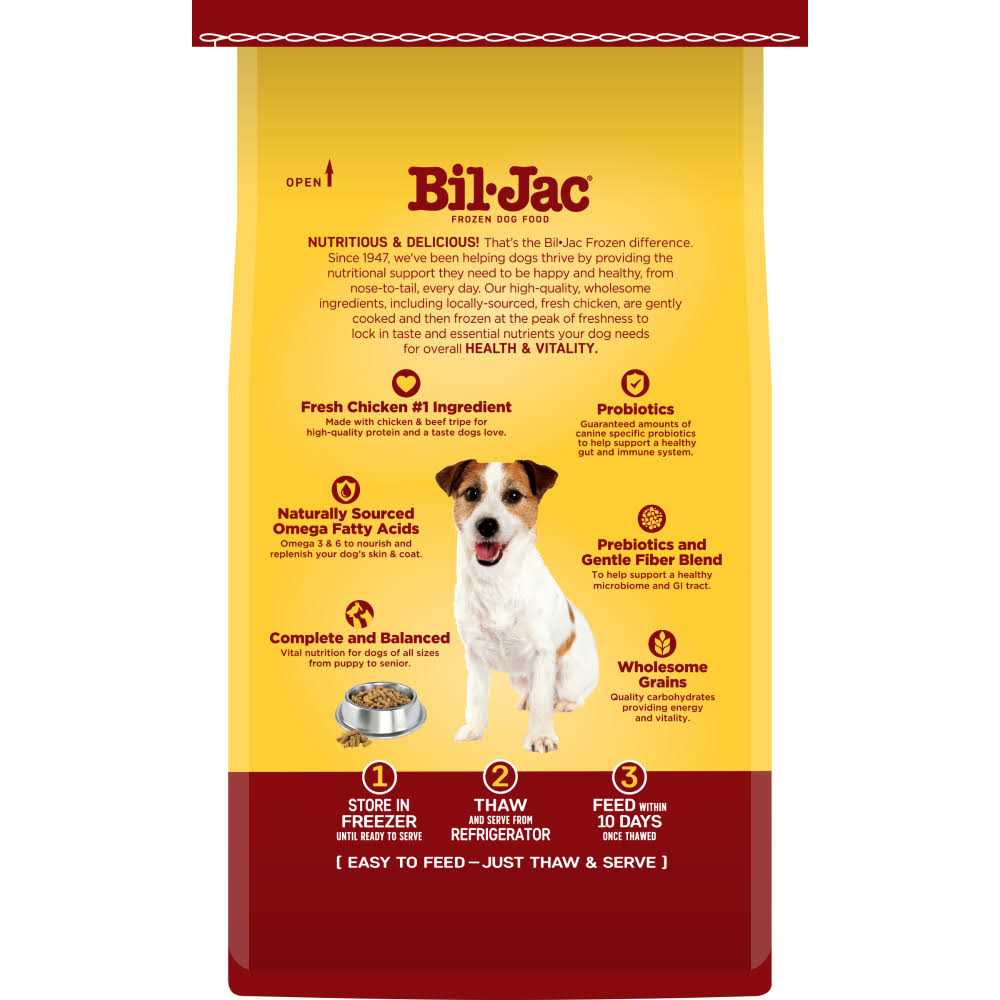 Bil Jac Frozen Dog Food G20900