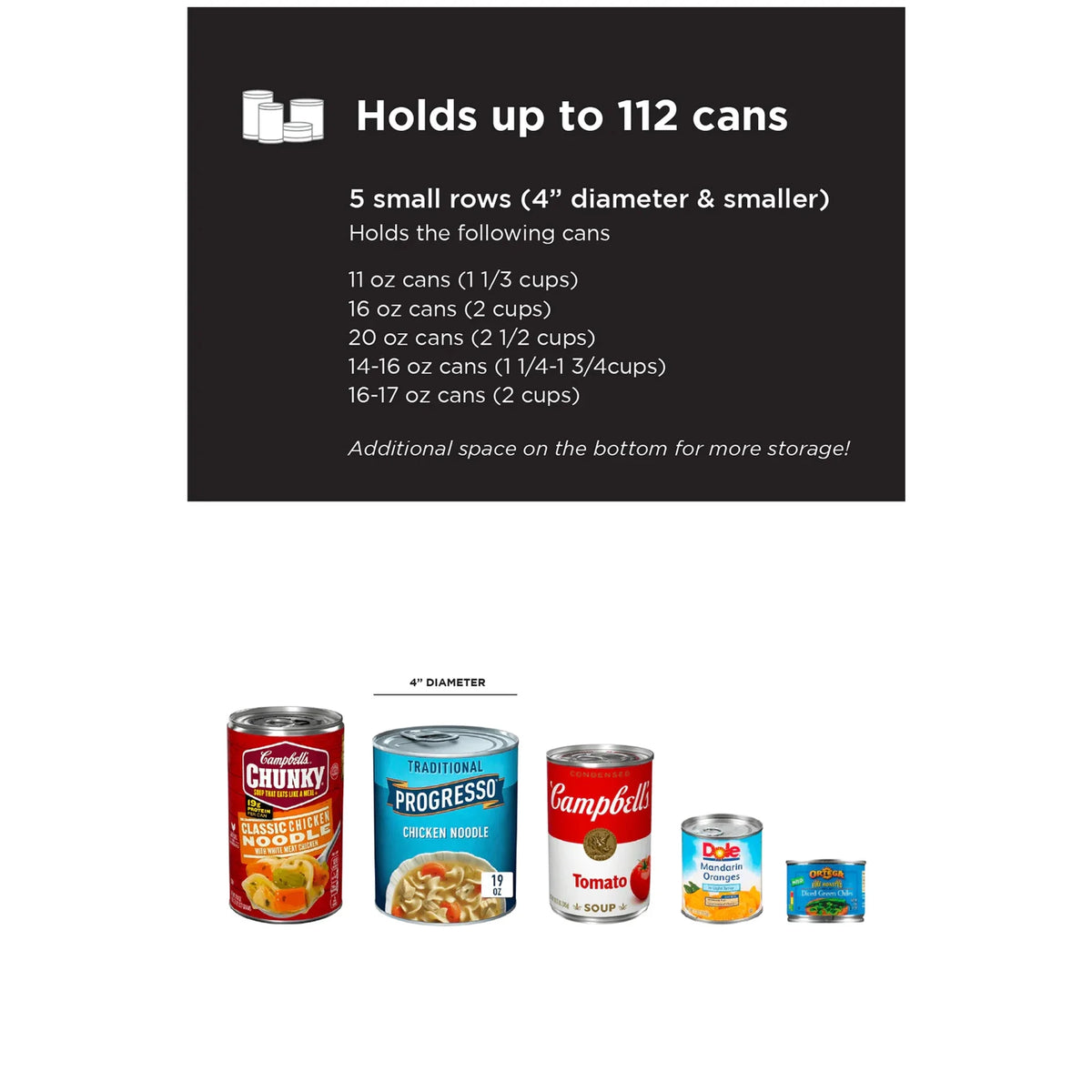 Small Can Rotation Organizer F7101