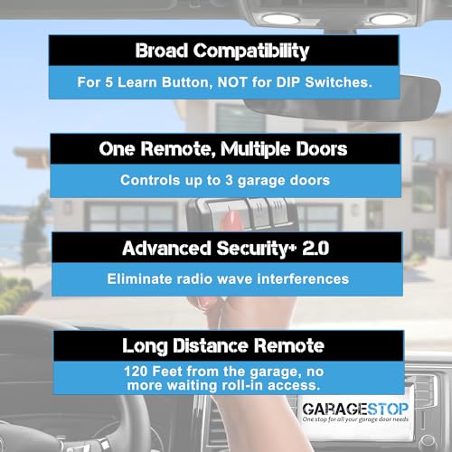 Universal Garage Door Opener Remote O778665