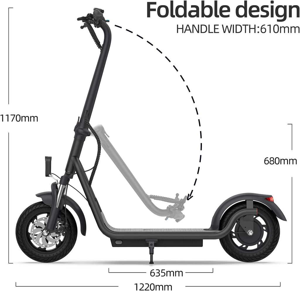 12-inch Pneumatic Tire Foldable All-Terrain Electric Scooter I4985