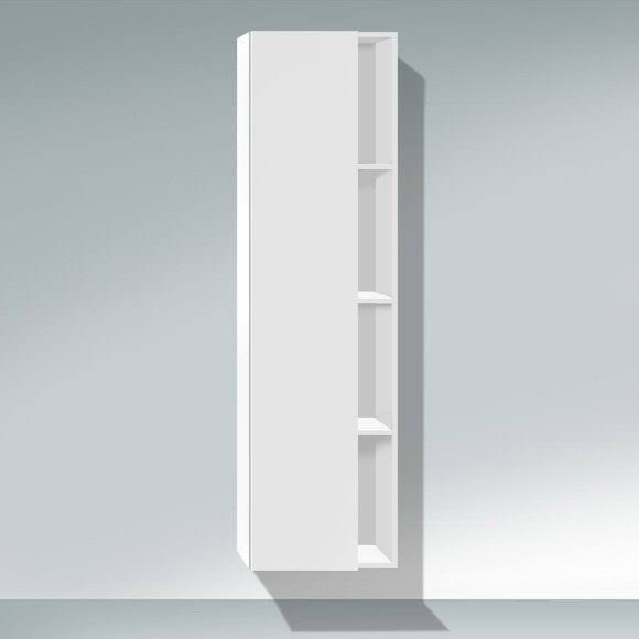 Bi-Color Natural Walnut Tall Cabinet E3577