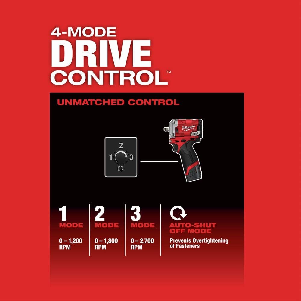 M12 Fuel 3/8" Impact Wrench F966