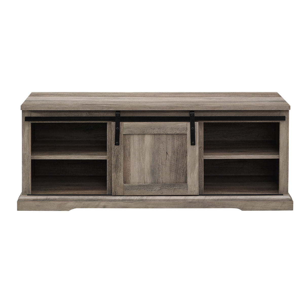 Gray Wash Storage Bench O2304