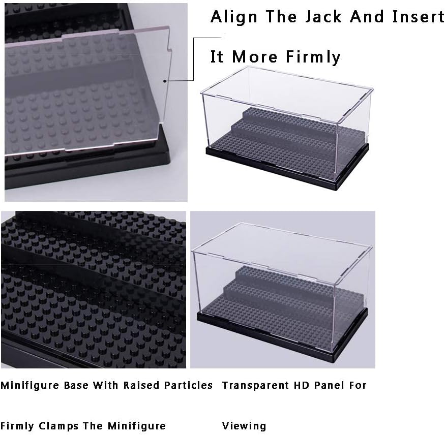 Pack of 2 Acrylic 3 Layer Display Case for Minifigure P421132