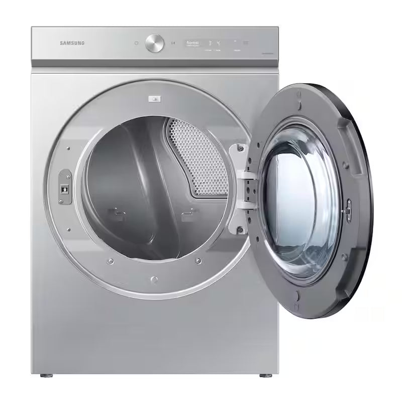7.6 cu. ft. Vented Smart Electric Dryer in Silver Steel F142