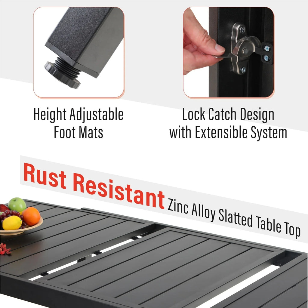 9 Pieces Outdoor Patio Dining Set X966955