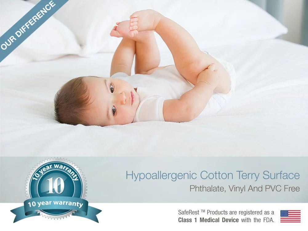 Full Size Waterproof Hypoallergenic Mattress Protector D35222