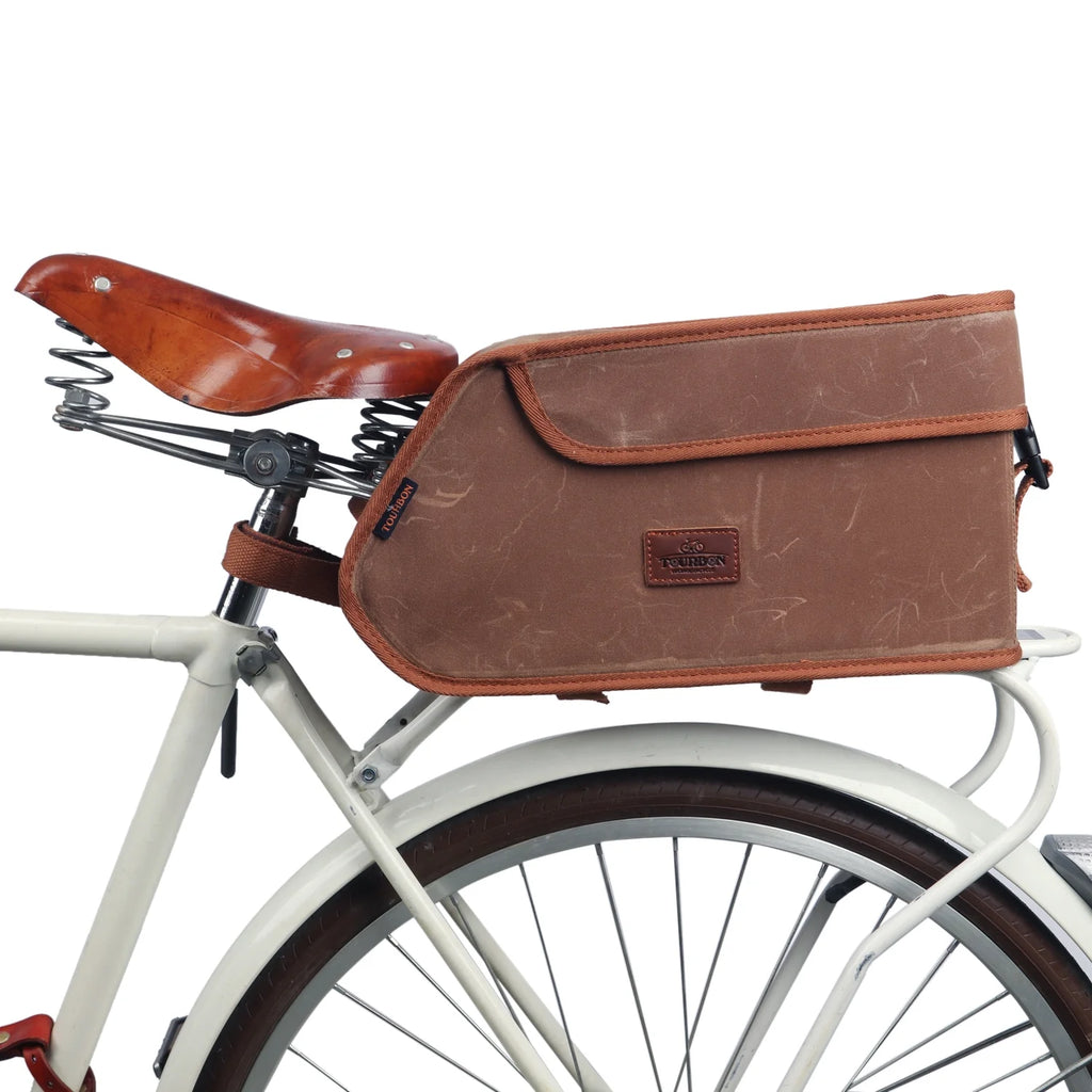 Canvas Brown Insulated Trunk Cooler Storage Bag V479624