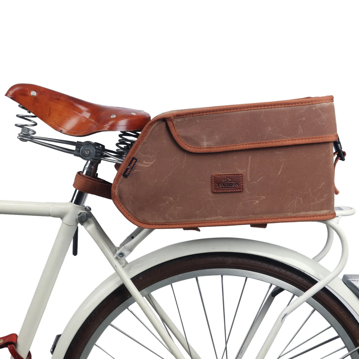 Canvas Brown Insulated Trunk Cooler Storage Bag V479624