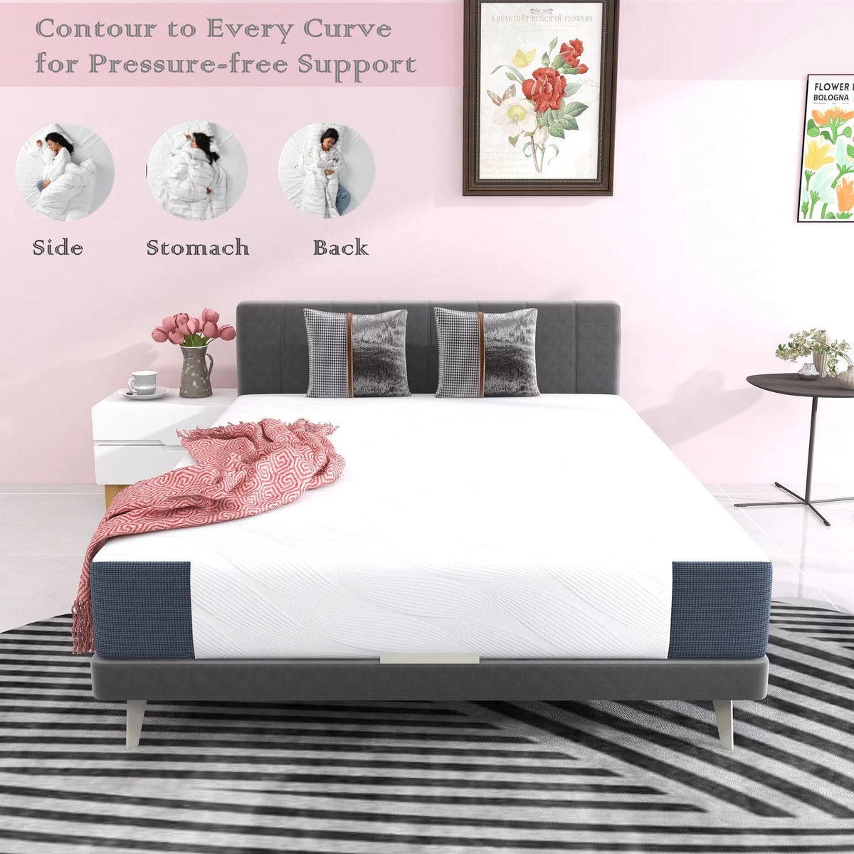 King Size Hybrid Memory Foam Mattress N85291