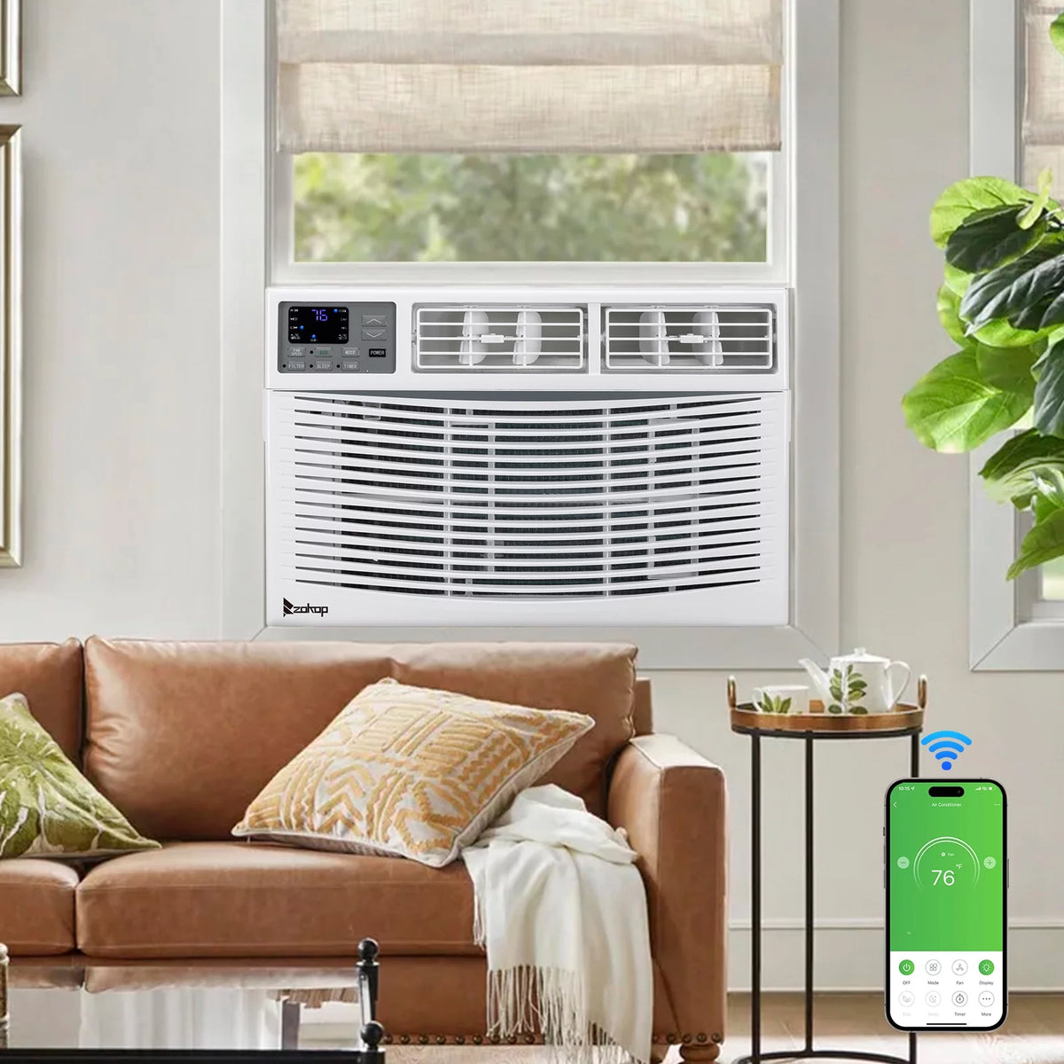 8000BTU Window Air Conditioner with Remote Control H832543