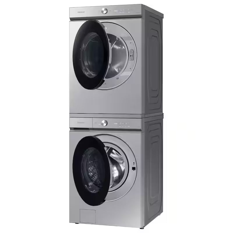7.6 cu. ft. Vented Smart Electric Dryer in Silver Steel F142