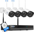2K WiFi Security Camera System with 1TB Hard Drive Y7655