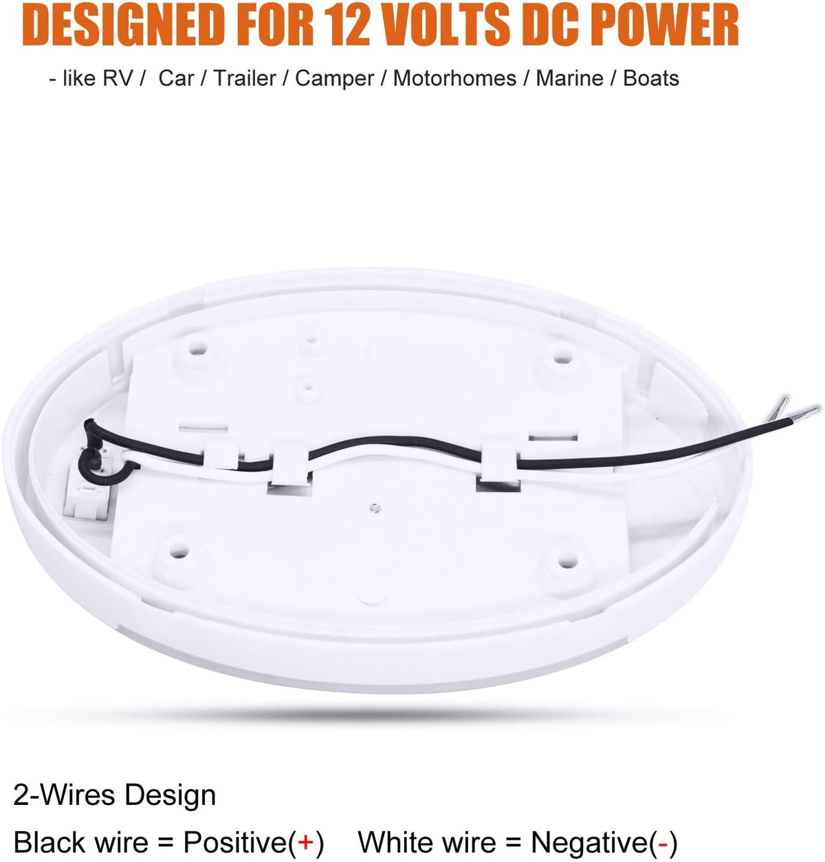 LED Pancake Dome Light Pack of 2 W64202