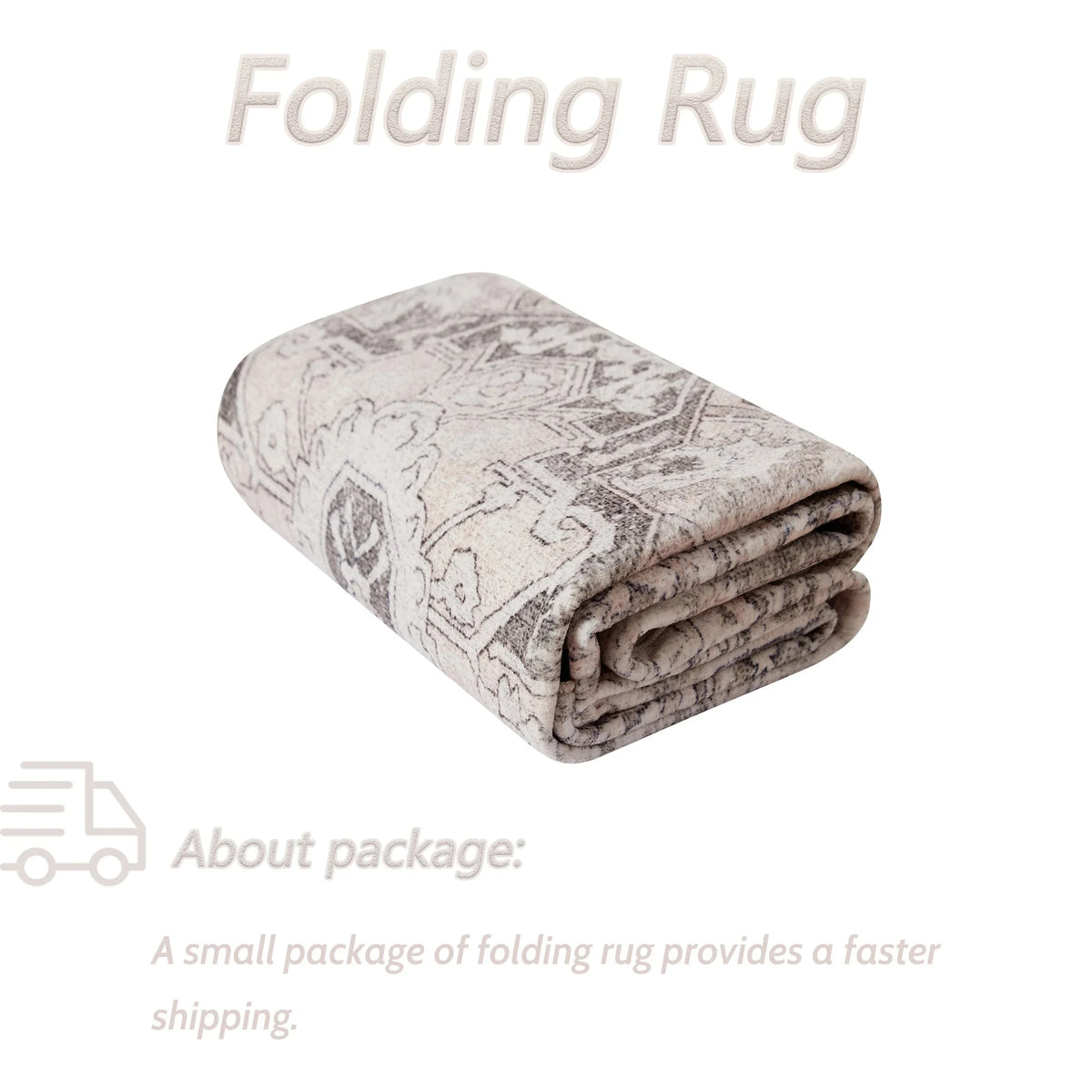 5' x 7' Washable Brown Area Rugs Non-slip D360