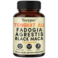 120 Capsules Tongkat Ali Fadogia Agrestis Black Maca Supplement Y833932