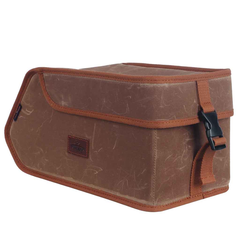 Canvas Brown Insulated Trunk Cooler Storage Bag V479624