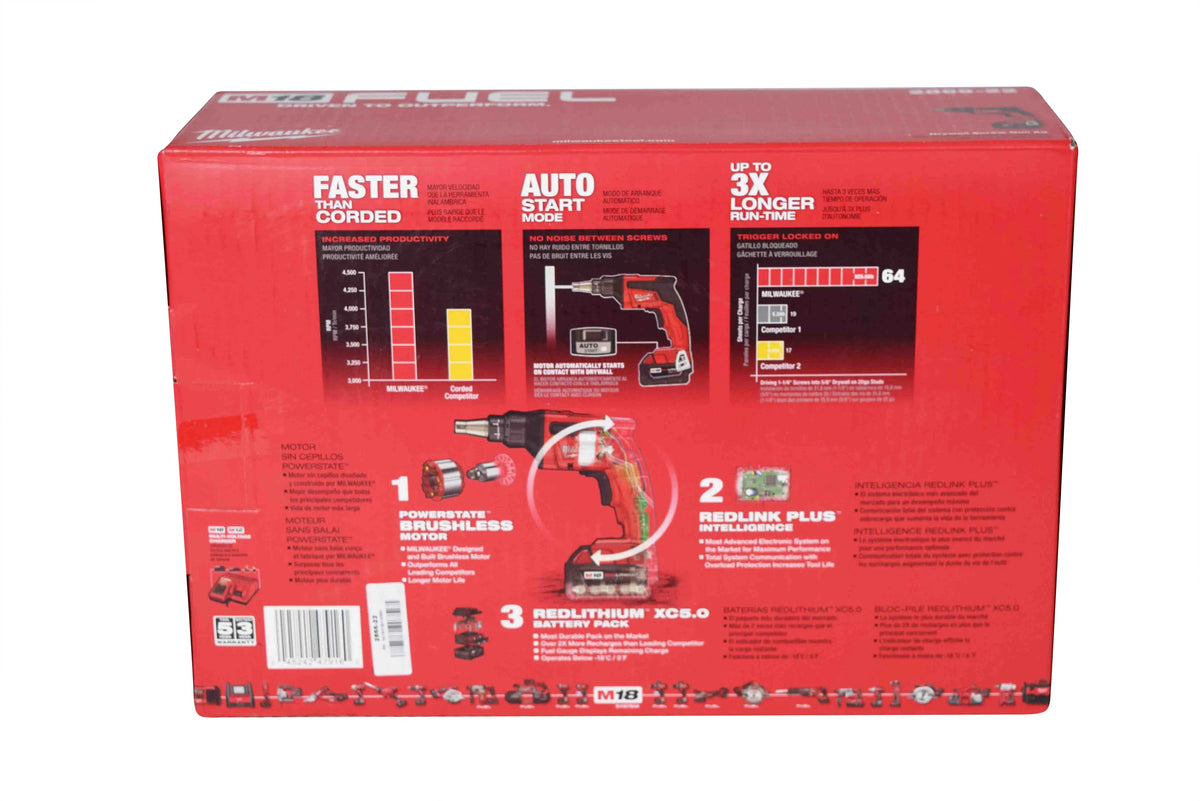 Cordless Brushless Drywall Screwgun Kit L548890