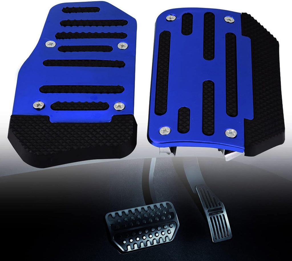 Blue Alloy Nonslip Brake Pedal Cover U25304