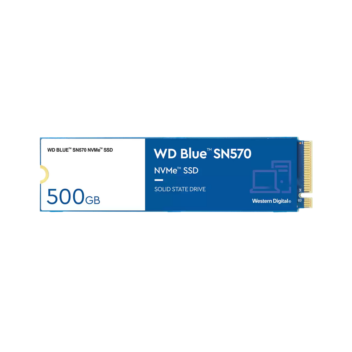 500GB WD Blue SN570 NVMe M.2 2280 Solid State Drive C3803