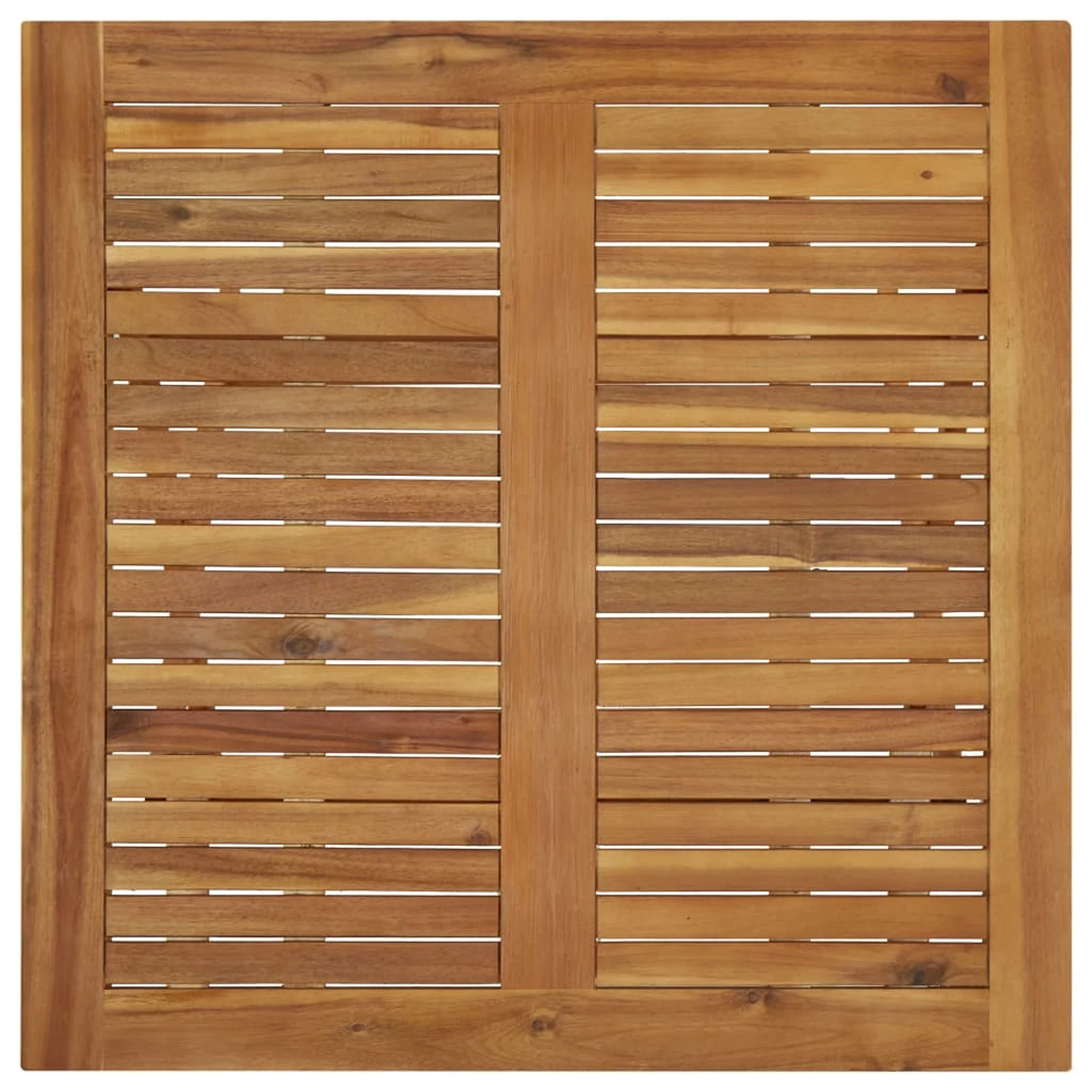 Folding Garden Table Solid Acacia Wood L421378