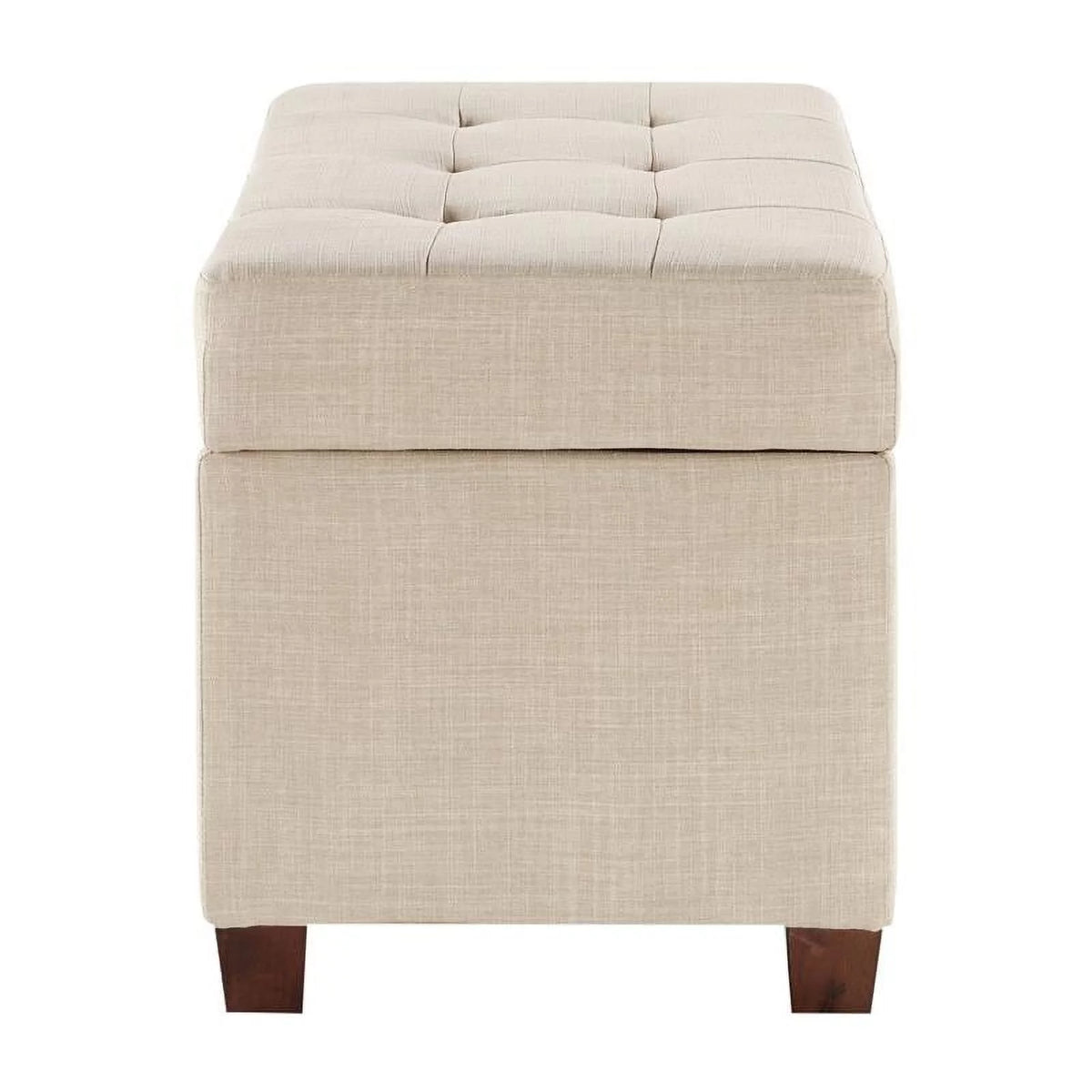Cream Storage Ottoman C128389
