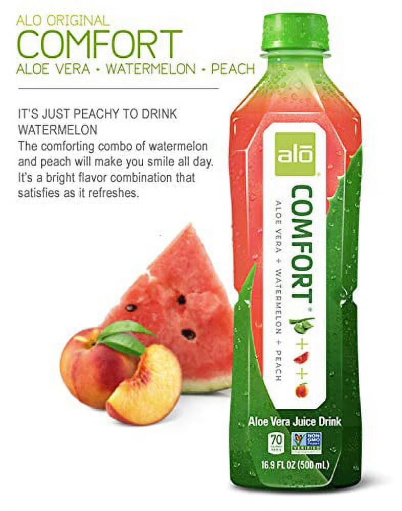 Watermelon Peach Juice with Aloe Vera 6.9 Fl. Oz. H255